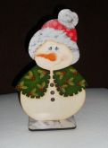 Boneco de neve...enfeite de balcão